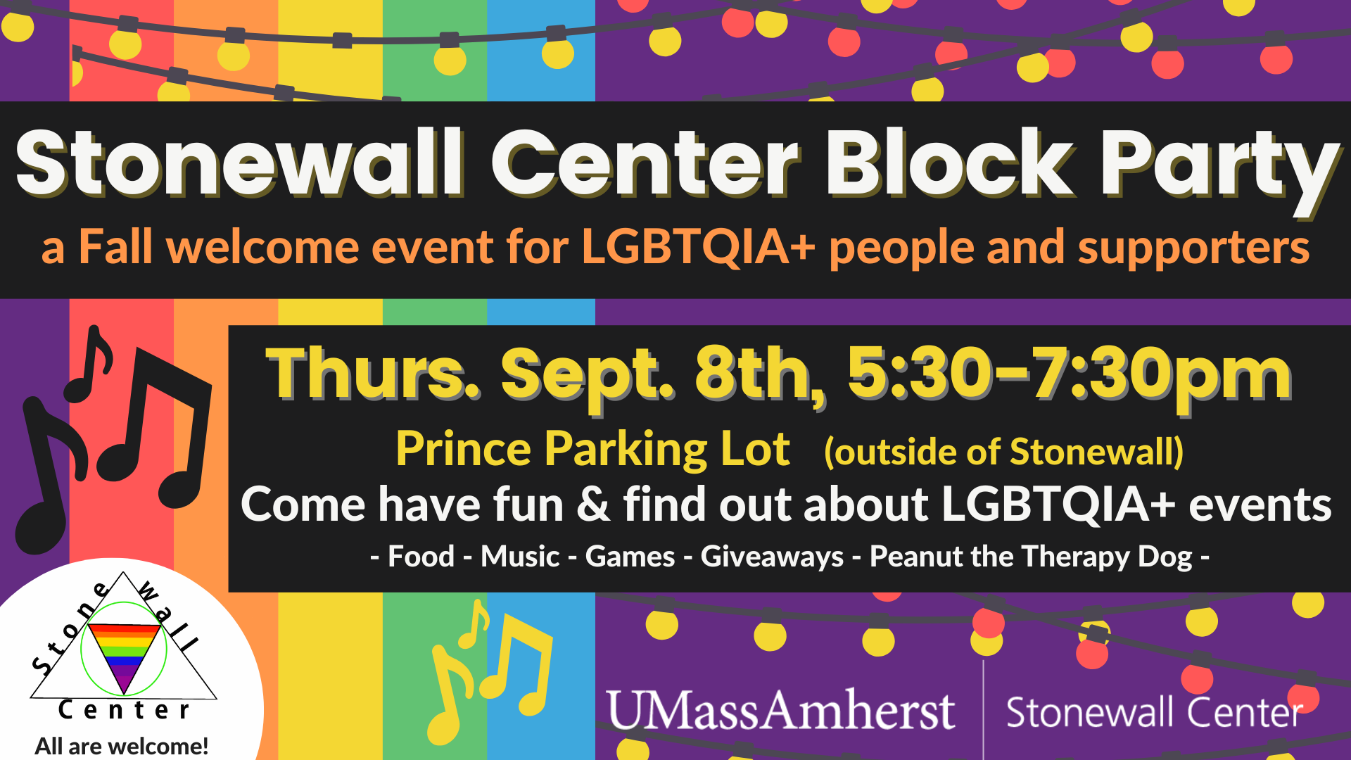 Stonewall Center Block Party UMass Amherst